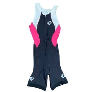 Pearl Izumi Select Tri Suit Pink Black Womens Small Cycling Training Compression